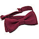 Галстук-бабочка бордовый однотонный. Галстуки. Super bow ties. Ярмарка Мастеров.  Фото №4