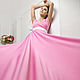 Розовое платье в пол. Платья. Dudu-dress. Интернет-магазин Ярмарка Мастеров.  Фото №2