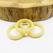 Украшения handmade. Livemaster - original item 17.5 Yellow glass Ring Acacia (hsc175). Handmade.