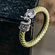 Leopard Bracelet | Nickel Silver | Premium Leather. Braided bracelet. totemicashop. Online shopping on My Livemaster.  Фото №2