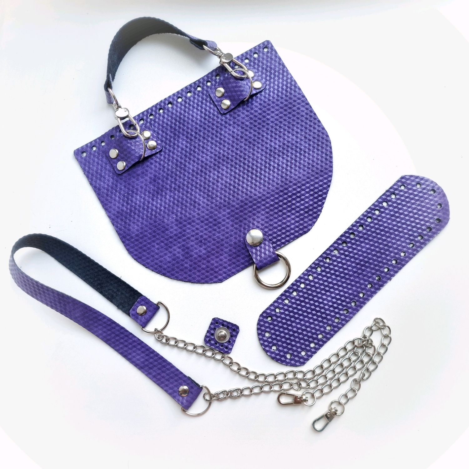 Набор для изготовления сумки кроссбоди фиолетовый – купить онлайн на ...