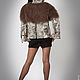 Order Jacket from Astrakhan fur with Lama Fantasy. Muar Furs. Livemaster. . Fur Coats Фото №3