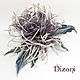 Brooch Chrysanthemum. Silk flowers, cloth flowers. Flowers. Dizani. Online shopping on My Livemaster.  Фото №2