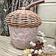 Шкатулка «Жёлудь». Шкатулки. Fashion Wicker. Ярмарка Мастеров.  Фото №4