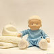 Textile doll, 36 cm. Reborn. bee_littlefamily. My Livemaster. Фото №5
