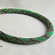 Harness beaded emerald snake, Necklace, Yalta,  Фото №1