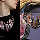 Заказать "Tulips for Margareth" колье и платок. Julia Chernopazova Art Jewelry. Ярмарка Мастеров. . Комплекты украшений Фото №3