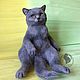 Cat Briton. Felted Toy. SoftToysByElenaArt. Online shopping on My Livemaster.  Фото №2