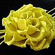 decoration brooch. barrette yellow rose, fabric flowers rose flowers silk rose hair clip with flower, flower brooch, fabric brooch pin rose