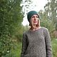 Шапка бини  зеленая. Шапки. Галина (Weaving workshop). Интернет-магазин Ярмарка Мастеров.  Фото №2