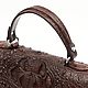Сумка женская из кожи крокодила IMA0824VK1. Классическая сумка. CrocShop товары из экзотической кожи. Ярмарка Мастеров.  Фото №9