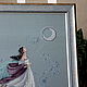 Вышитая картина "Фея Мирабилия". Картины. Мастерская Юлии Велигодской. Ярмарка Мастеров.  Фото №5