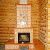 Для дома и интерьера handmade. Livemaster - original item Tiled fireplace 