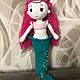 Девочка Русалочка + много одежды для нее!. Амигуруми куклы и игрушки. ToyBuns. Ярмарка Мастеров.  Фото №6