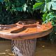 Менажница Наутилус из вяза 38 см х 48 см. Менажницы. Wood apple decor. Интернет-магазин Ярмарка Мастеров.  Фото №2