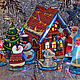Новогодний домик-ночник с героями на подставках, Новогодние сувениры, Москва,  Фото №1
