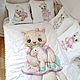 Set of baby cot blankets and bumpers, Gift for newborn, Orekhovo-Zuyevo,  Фото №1