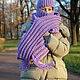 scarf lilac. Scarves. SweetMarket. Online shopping on My Livemaster.  Фото №2
