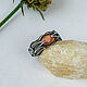 Silver ring 'Mongolia' with Sunstone, Rings, Moscow,  Фото №1