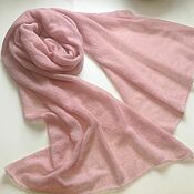 Аксессуары handmade. Livemaster - original item Stole knitted scarf for women from kid mohair. Handmade.