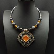 Украшения handmade. Livemaster - original item Necklace-choker with pendant. Handmade.
