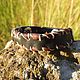 Leather bracelet Braid and riveting, Bead bracelet, Ulyanovsk,  Фото №1