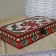 Jewelry box, banknote box with Permogorsky painting. Box. Russian Folk Painting. Online shopping on My Livemaster.  Фото №2