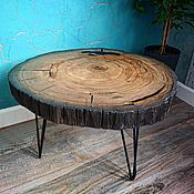 Для дома и интерьера handmade. Livemaster - original item table of stained oak. Handmade.