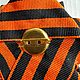 Брошь на 9 мая КОЛОС СО ЗНАЧКОМ Z. Брошь-булавка. КОКОШНИКИ НАДЕЖДЫ. Ярмарка Мастеров.  Фото №4