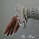 Cuffs with lace, knitted, Gainsborough. Mitts. By Margo. Online shopping on My Livemaster.  Фото №2
