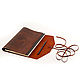 Order A4 notebook on rings made of genuine leather Crazy Horse. Ptaho. Livemaster. . Notebooks Фото №3