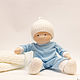 Textile doll, 36 cm. Reborn. bee_littlefamily. Online shopping on My Livemaster.  Фото №2