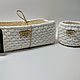 Набор корзин интерьерные для хранения. Корзины. Karamelka_bags. Ярмарка Мастеров.  Фото №7