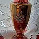 Винтаж: Ваза Богемия 21,5см. Красота, Вазы винтажные, Россошь,  Фото №1