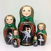 Русский стиль handmade. Livemaster - original item Matryoshka with the ballet 