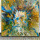 Абстракция #06. Флюид арт. 30*30 см. Холст на подрамнике, Картины, Москва,  Фото №1