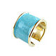 Blue Enamel Ring, Enamel ring, minimalism ring. Rings. Irina Moro. Online shopping on My Livemaster.  Фото №2