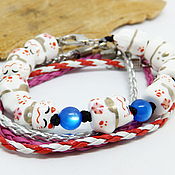 Украшения handmade. Livemaster - original item A set of bracelets, Maneki Neko. Handmade.