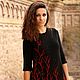 "Red&Black". Dresses. Kushnir handmade. Online shopping on My Livemaster.  Фото №2