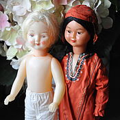 Винтаж handmade. Livemaster - original item Vintage dolls: Soviet vintage folk dolls.. Handmade.