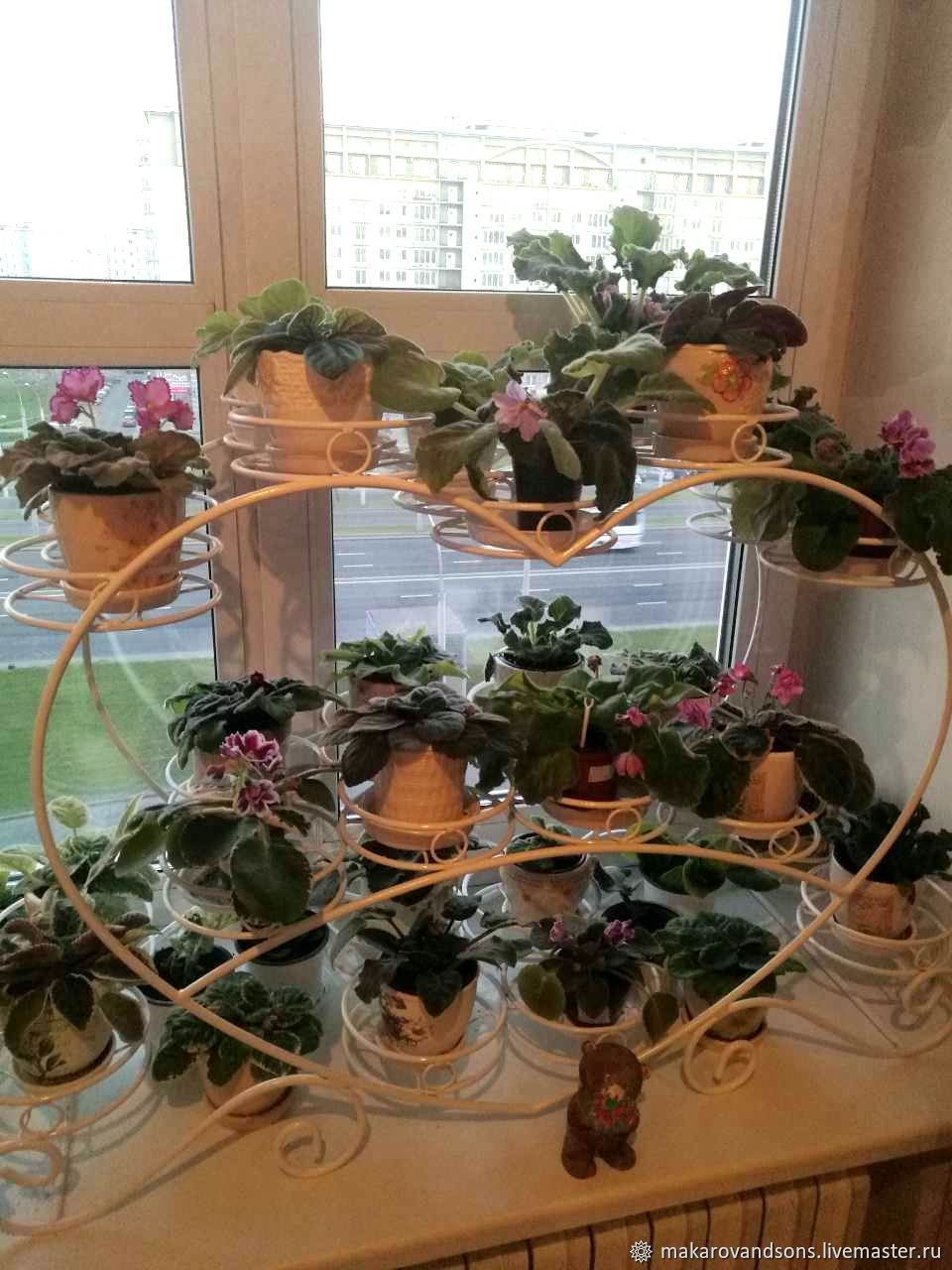 полка для растений на окно