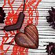 Заказать "Большое сердце" (кулон из дерева). Деревянное Дело. Ярмарка Мастеров. . Подвеска Фото №3