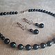 Колье "Откровение Ночи". Натуральный жемчуг и серебро. Колье. Tatyana's Jewelry for the soul. Ярмарка Мастеров.  Фото №5
