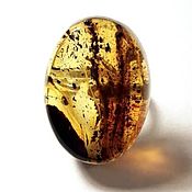 Украшения handmade. Livemaster - original item Ring with natural amber with inclusions.. Handmade.