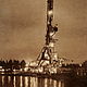 Картина нефтью "Ночь на буровой" Подарок нефтянику, Картины, Москва,  Фото №1