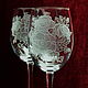 Order Wild rose color. Glasses. ArtGraving. Livemaster. . Wine Glasses Фото №3