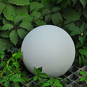 Для дома и интерьера handmade. Livemaster - original item Concrete ball 30cm pommel on a pole concrete hemisphere. Handmade.