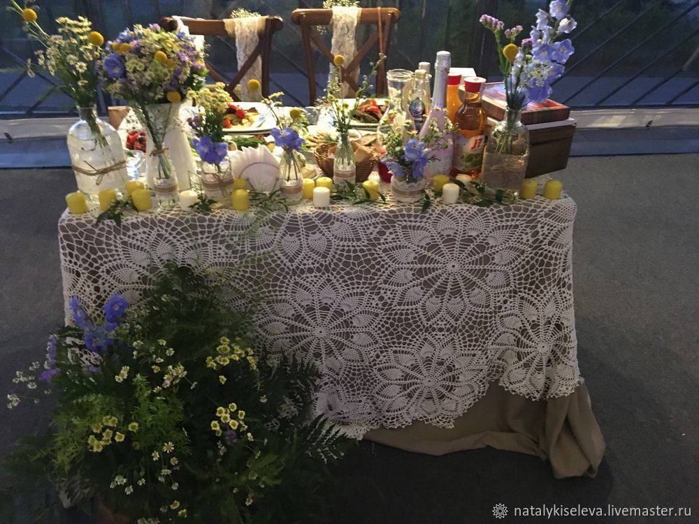  wedding tablecloth, Tablecloths and napkins, Lipetsk,  Фото №1