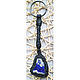 Key chain with lapis lazuli in the skin, Key chain, Moscow,  Фото №1
