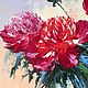 Oil painting. Hello summer! Peonies. a square 40 by 40 cm. Pictures. Svetiten. Online shopping on My Livemaster.  Фото №2